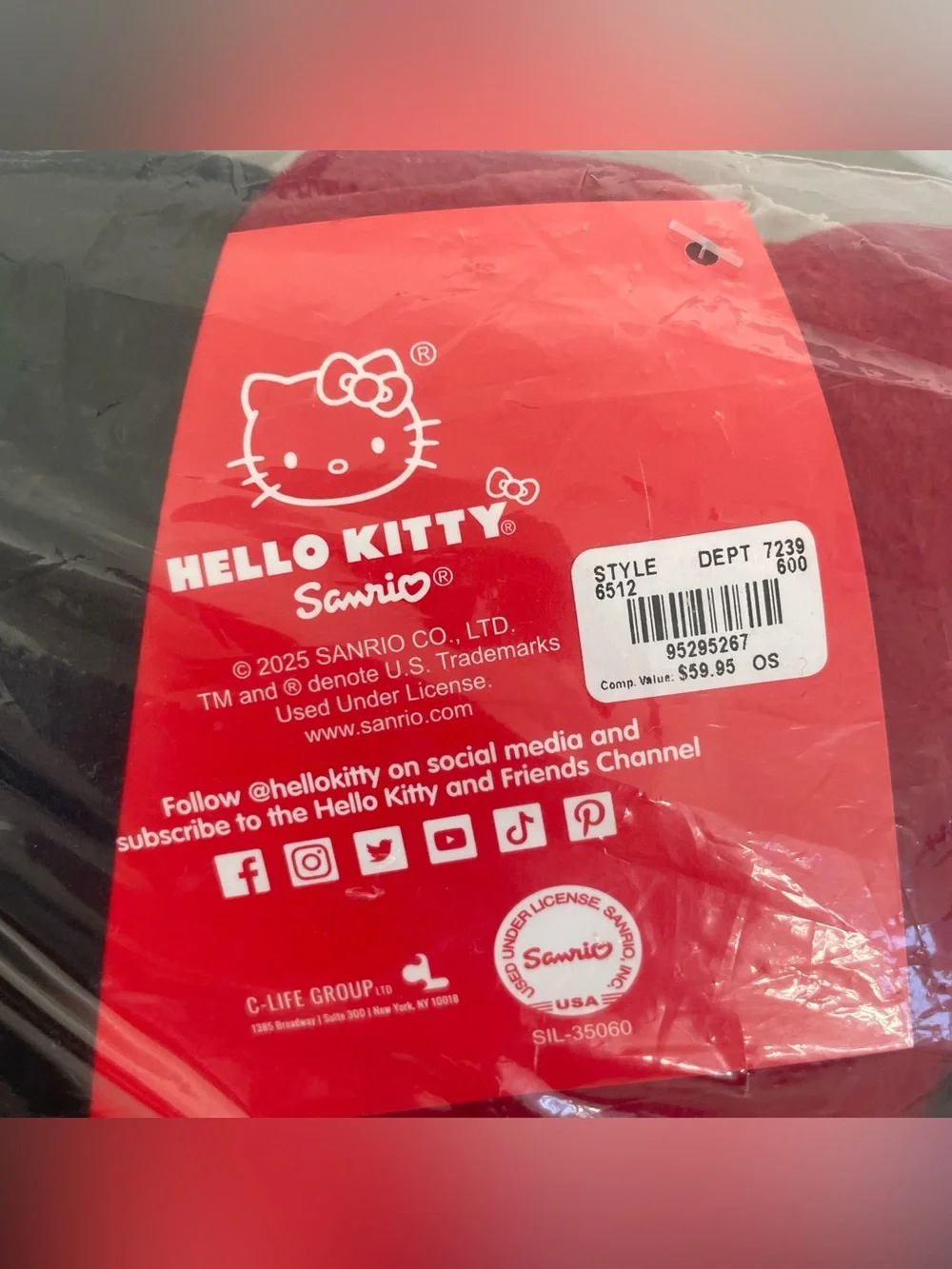 New hello kitty bear fleece blanket